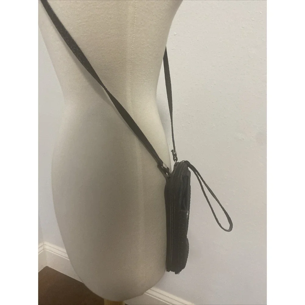 Woven Zip Around‎ Wallet Wristlet Cellphone Crossbag